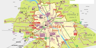 რუკა ვარშავის ავტობუსი 