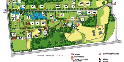 რუკა ვარშავის zoo 